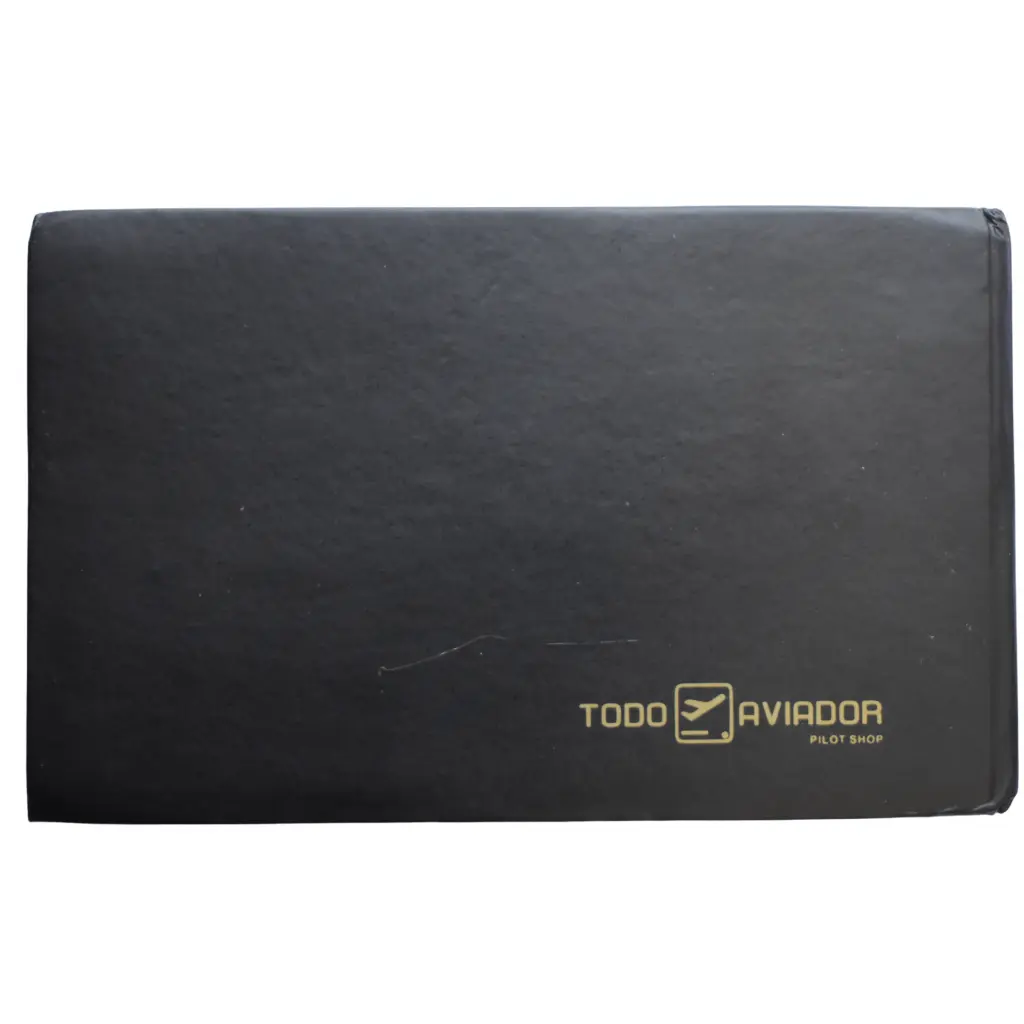 Libreta de Vuelo - Negro - Tapa Dura - Reverso.webp
