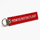 Llavero REMOVE BEFORE FLIGHT - Rojo VISTA 2.webp