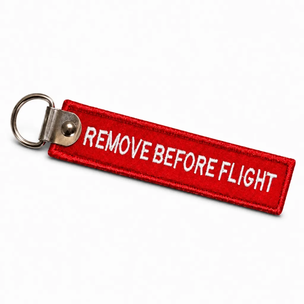 Llavero REMOVE BEFORE FLIGHT - Rojo VISTA 1.webp
