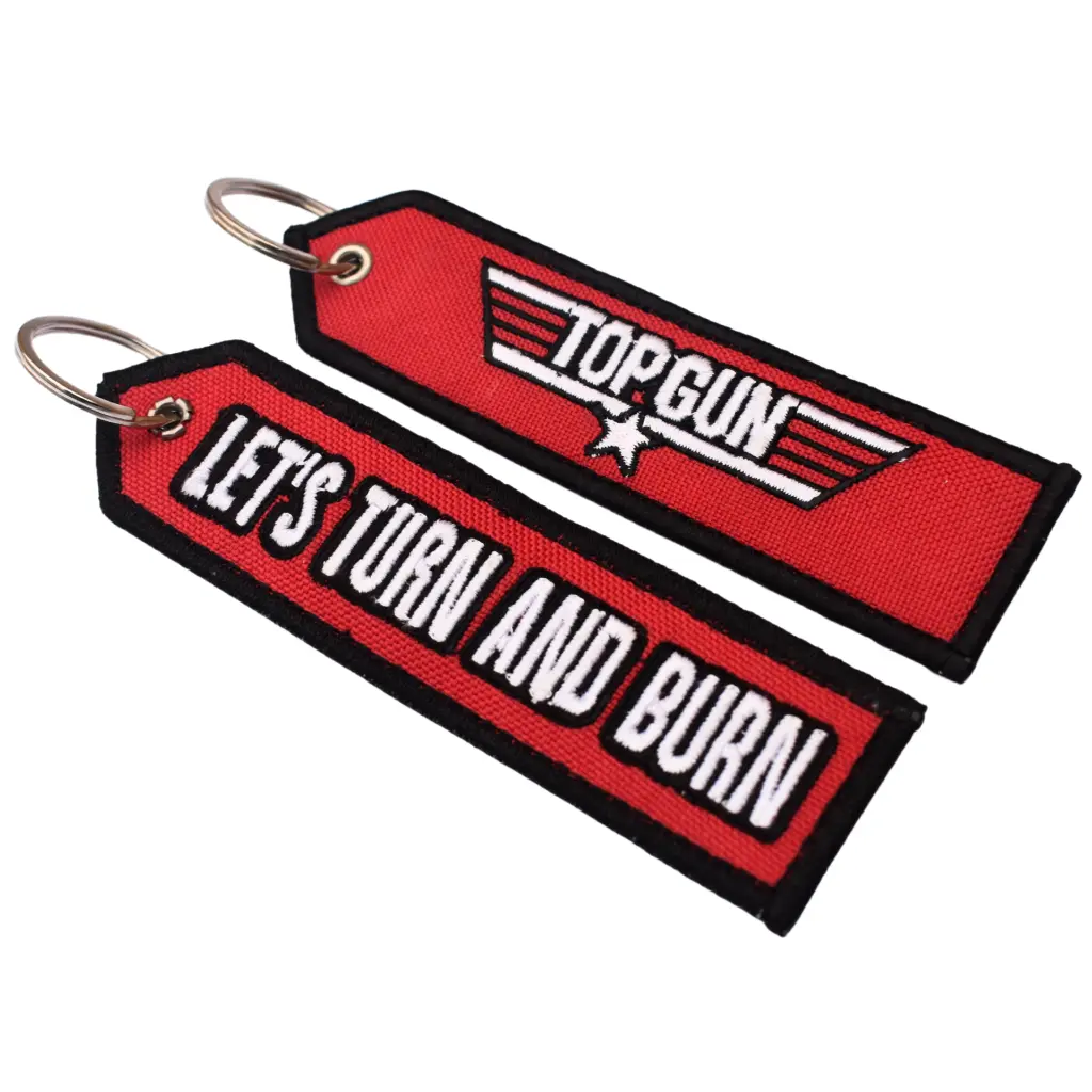 Llavero Aeronáutico – TOP GUN Let´s turn and burn 3.webp