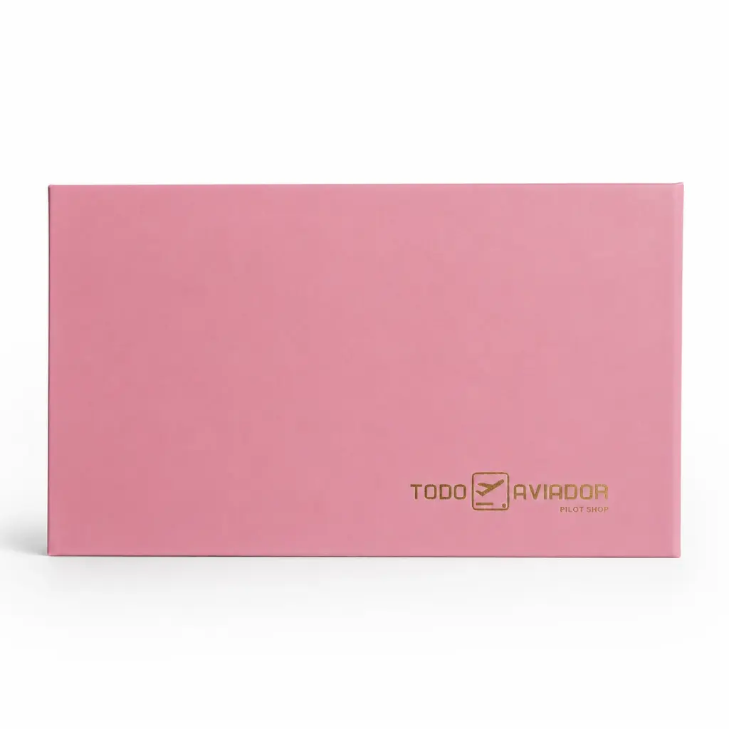 Libreta de Vuelo - Rosado, Tapa Dura ATRAS.webp