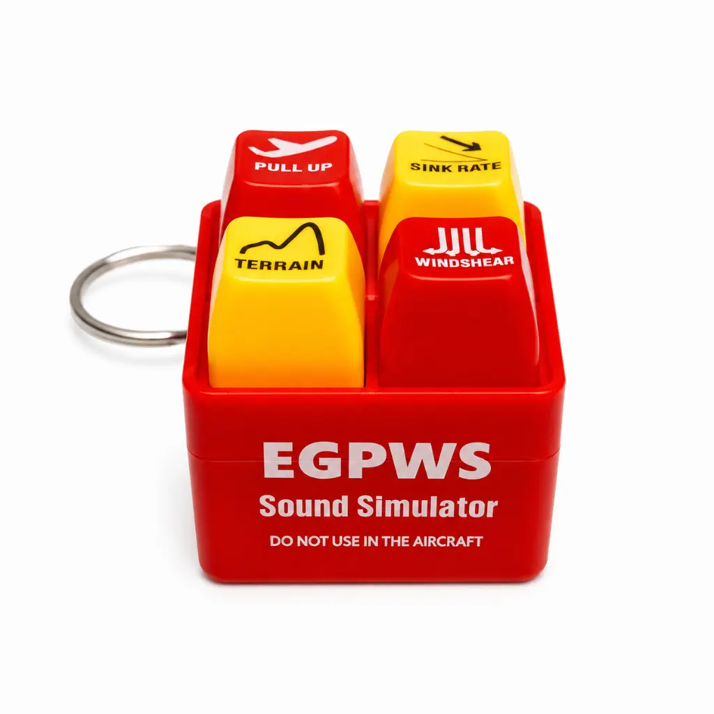Llavero Simulador de Sonidos de Alarma de Avión EGPWS – Airbus 1.webp