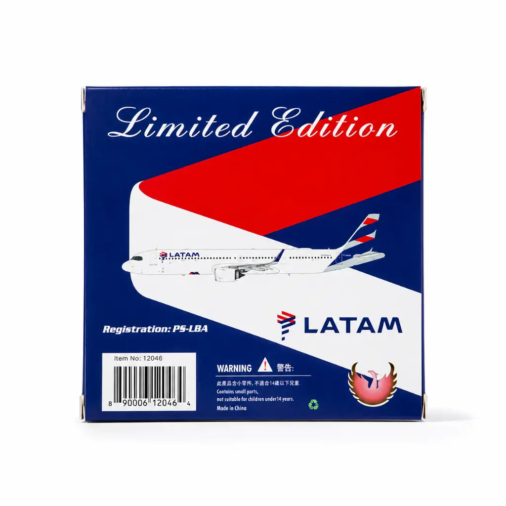 Avión a Escala Airbus A321neo LATAM Airlines Model 1 400 ATRAS.webp