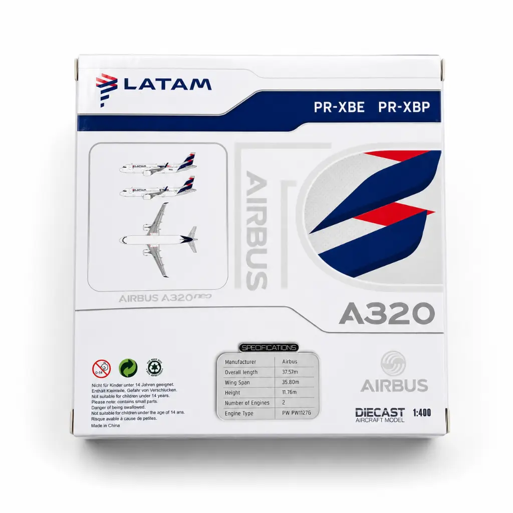 Modelo Airbus A320neo PR XBE LATAM Pass Escala 1 400 ATRAS.webp