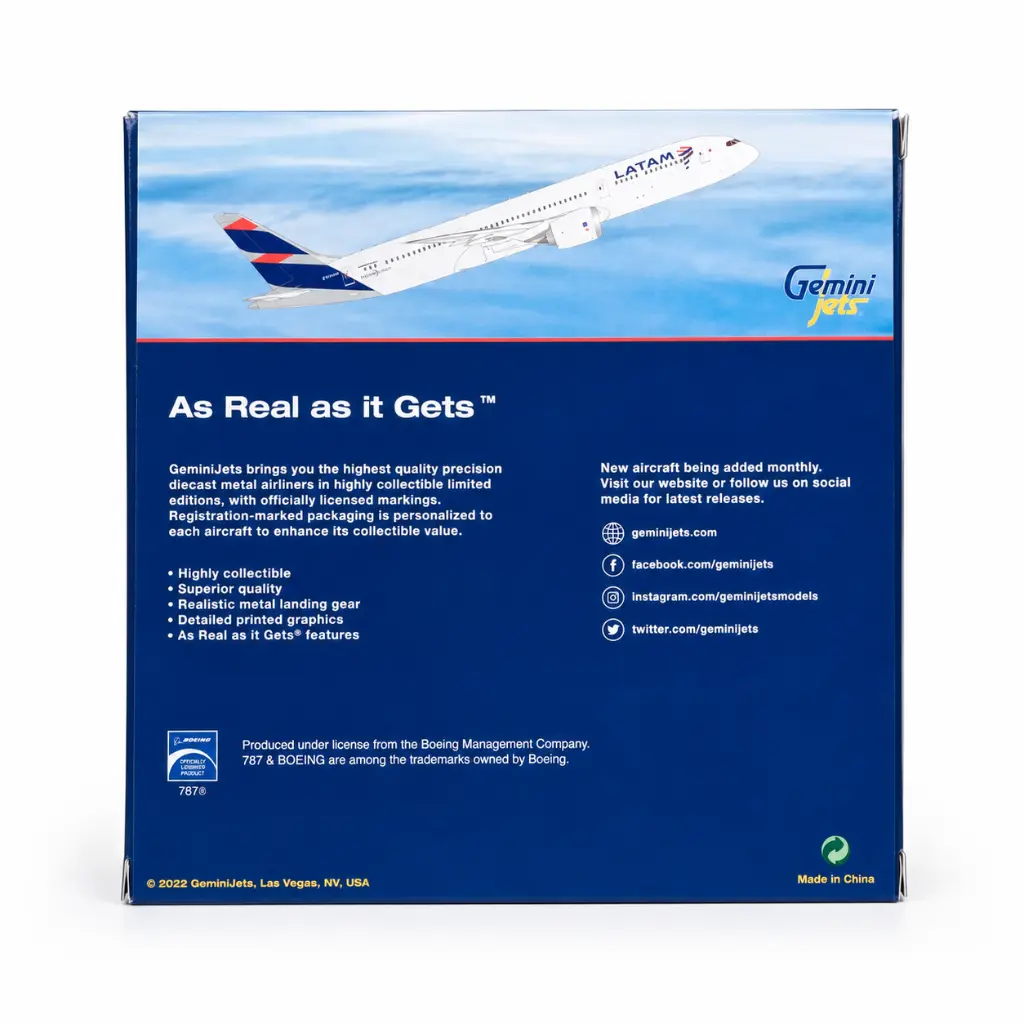 LATAM Boeing B787-9 Dreamliner Model 1 400 ATRAS.webp