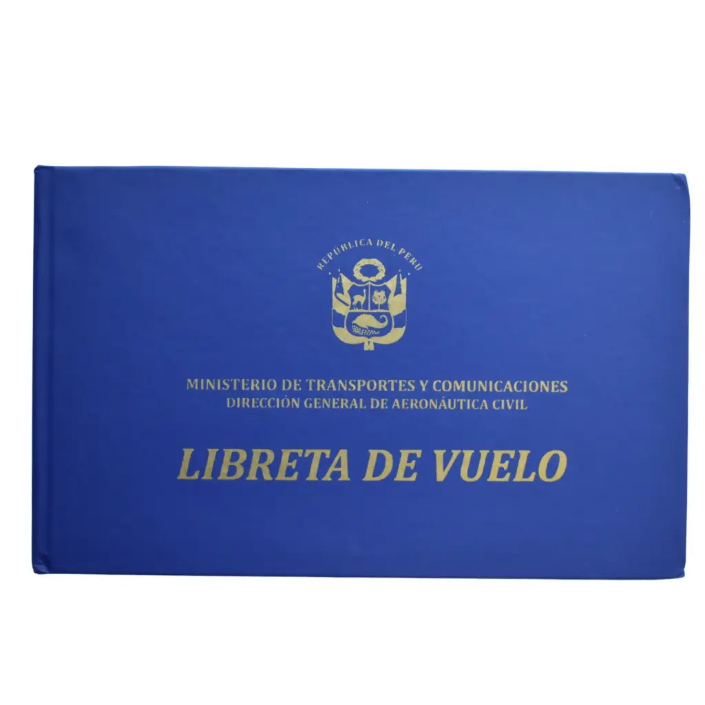 Libreta de Vuelo – Azul, Tapa Dura