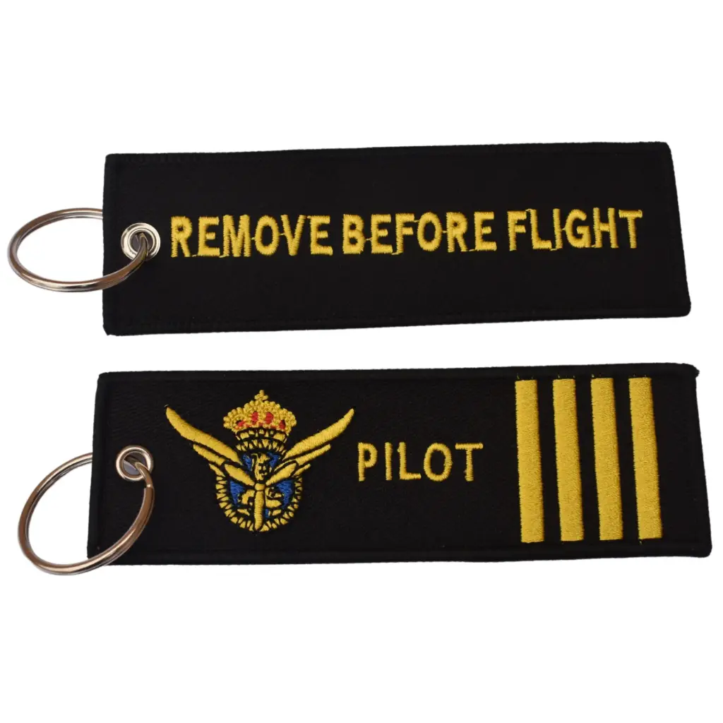 Llavero PILOT 4 barras con Insignia
