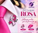 Pin Metálico Conmemorativo "Lazo Rosa y Avión" – ASPEAV