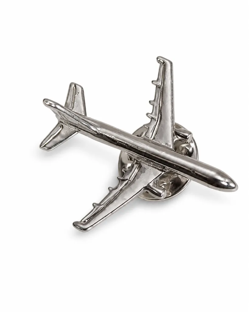 PIN - Avión Plateado