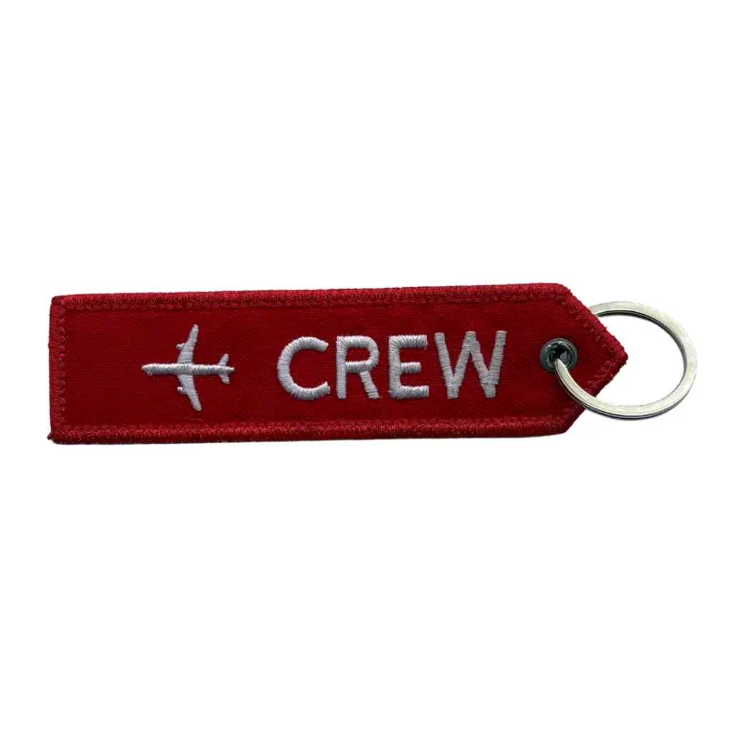 Llavero  de Tela Crew - Rojo