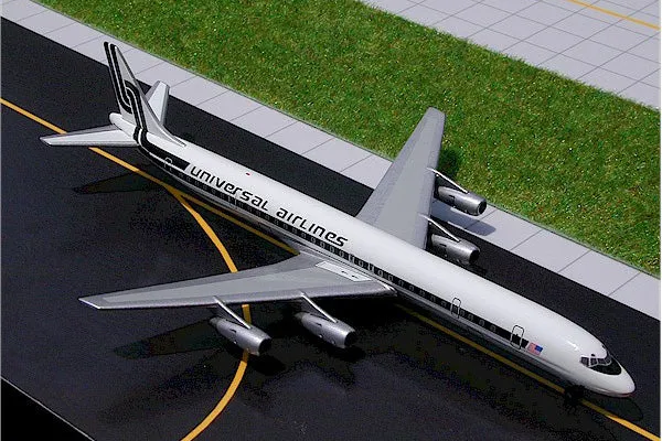 Modelo a Escala 1:400 Universal Airlines Douglas DC-8-61 (Matrícula N803U) – GeminiJets