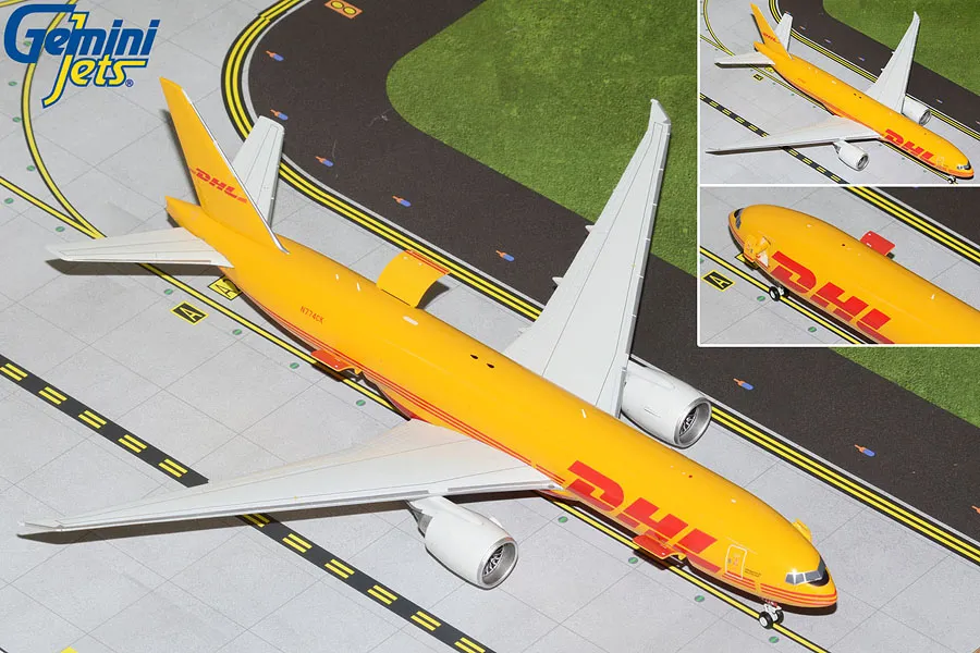[G2DHL952] DHL Boeing 777F (Interactive Series) Model 1:200
