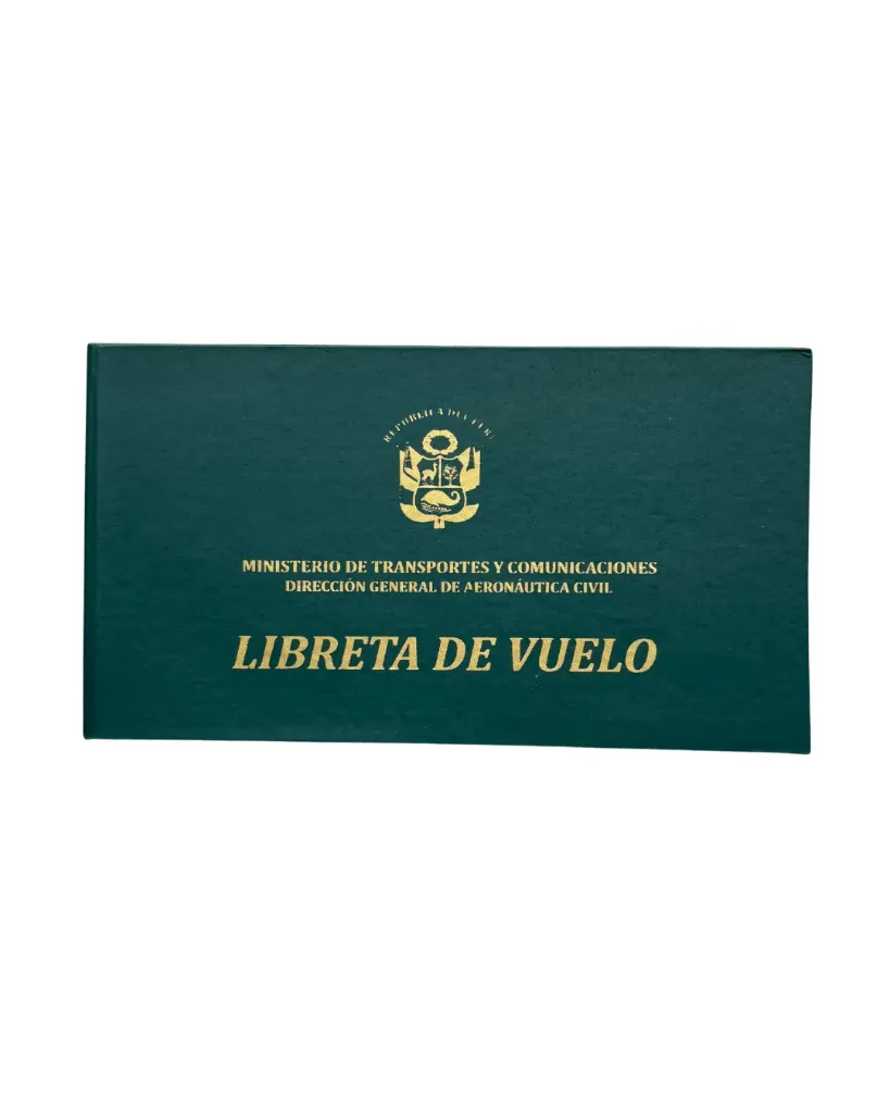 Libreta de Vuelo – Verde, Tapa Dura