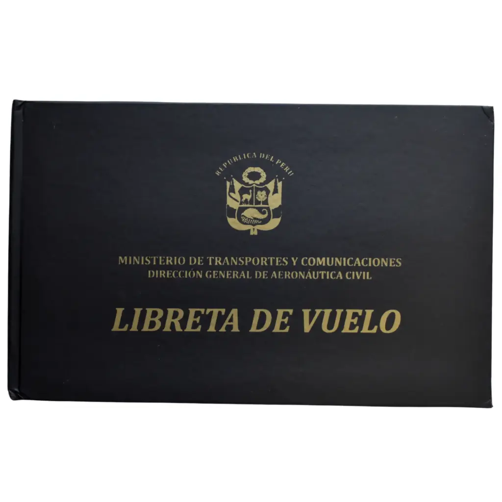 Libreta de Vuelo – Negro, Tapa Dura