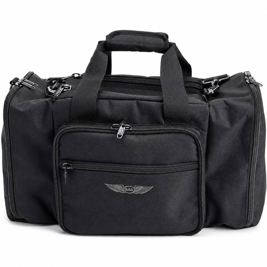 ASA AirClassics Flight Bag Gen 3 - Customizable Student Pilot Bag - Maletín de Vuelo