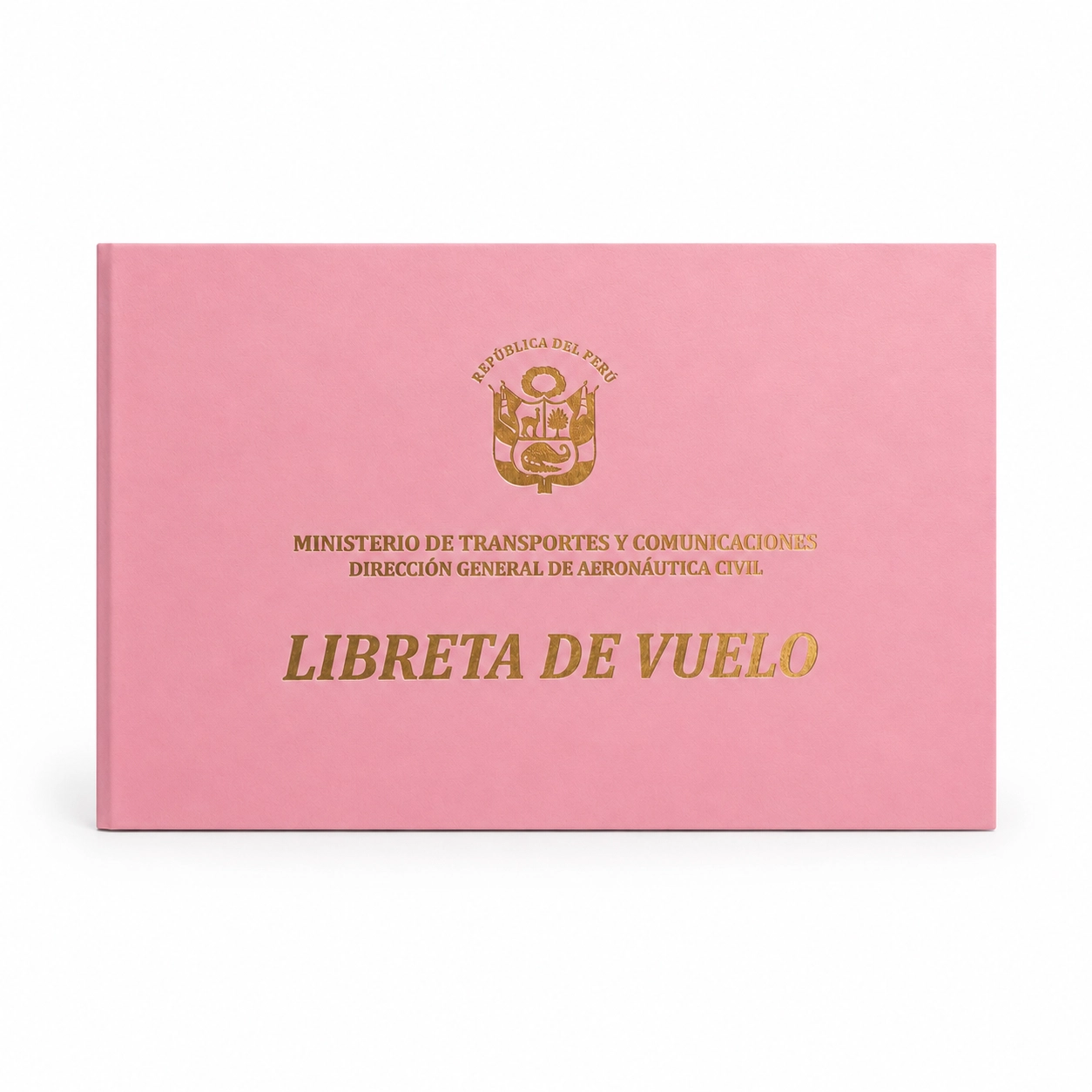 Libreta de Vuelo - Rosado, Tapa Dura