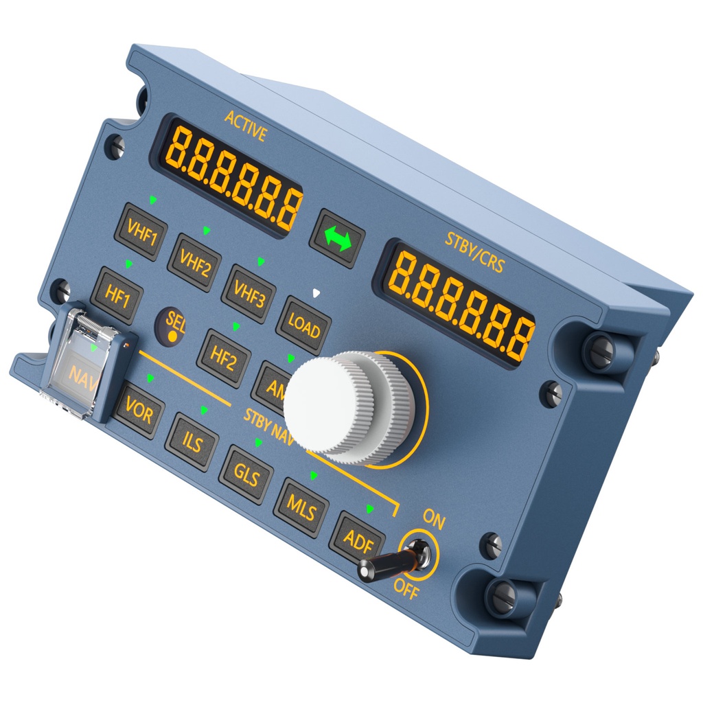 Panel WINCTRL 32 RMP (Radio Management Panel) para Simulación de Vuelo