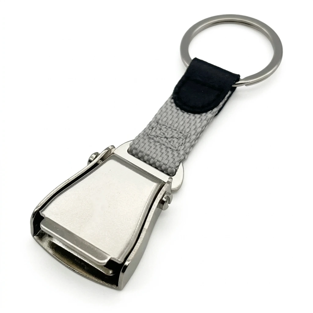 Llavero Aeronáutico Seatbelt - Hebilla de Cinturón de Seguridad de Avión