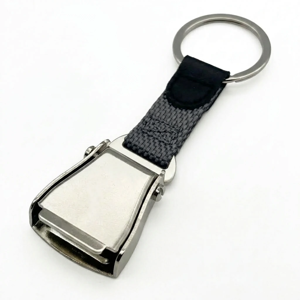 Llavero Aeronáutico Seatbelt - Hebilla de Cinturón de Seguridad de Avión